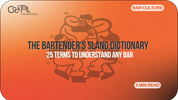 The Bartender's Slang Dictionary: 25 Terms to Understand Any Bar