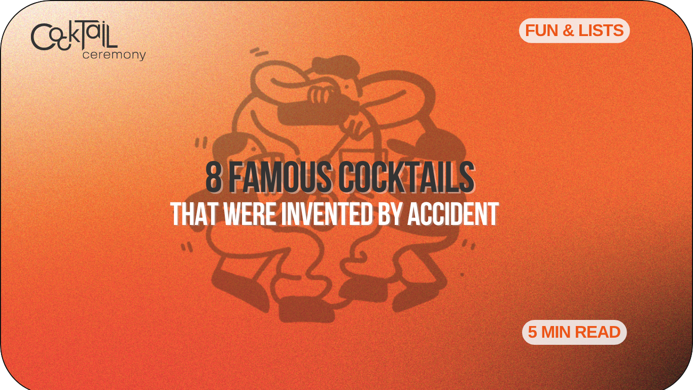 8 Famous Cocktails That Were Invented by Accident (or a Good Story)