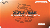 Cocktails in Literature: The Drinks That Defined Great Writers (and Their Characters)
