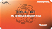 Iconic Hotel Bars and the Drinks That Were Born in Them