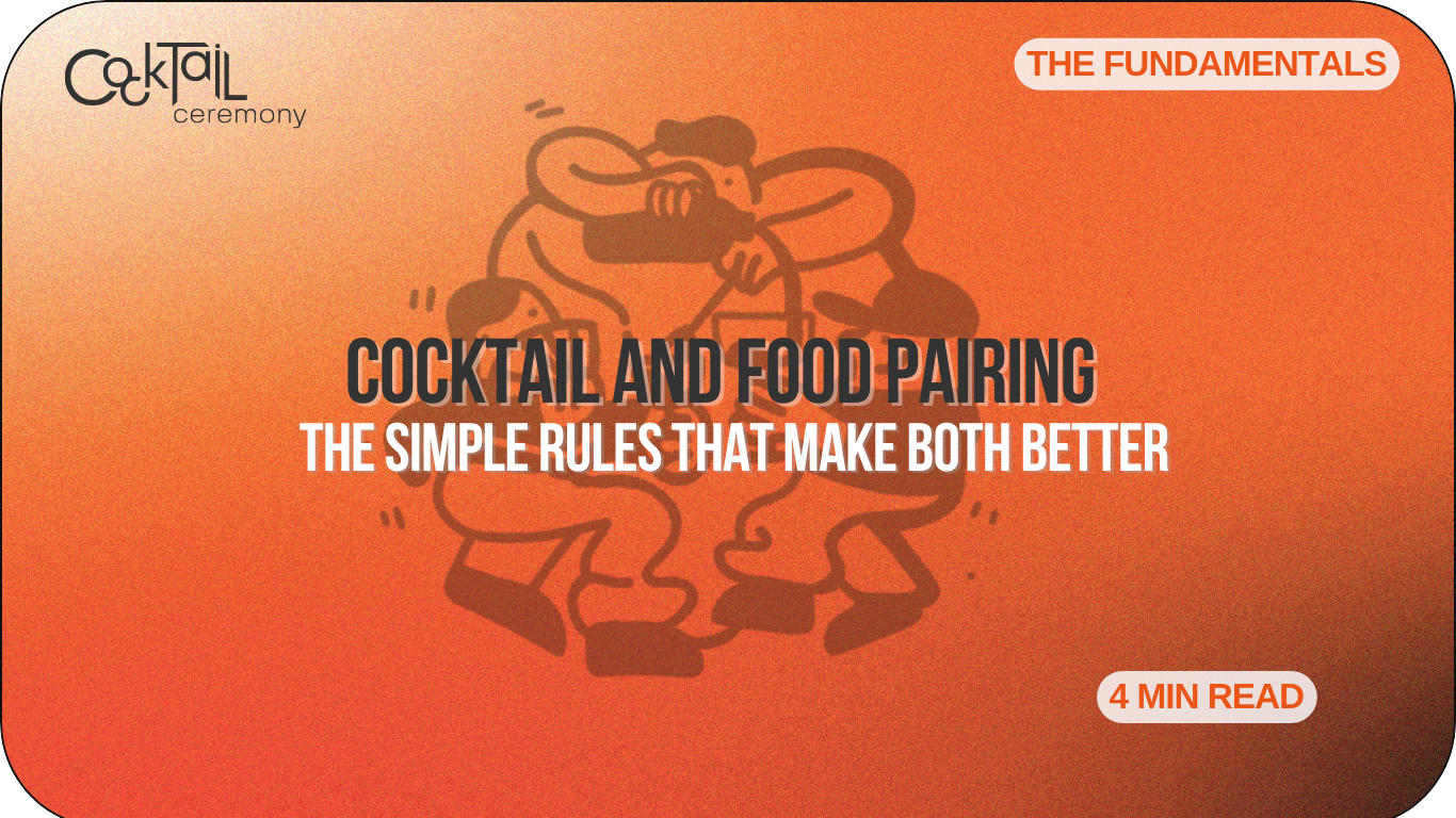 Cocktail and Food Pairing 101: The Simple Rules That Make Both Better