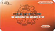 Cocktail and Food Pairing 101: The Simple Rules That Make Both Better