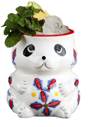 Tiki Mug — Red Panda 500ml — tiki cocktail mug for cocktail bars | Cocktail Ceremony