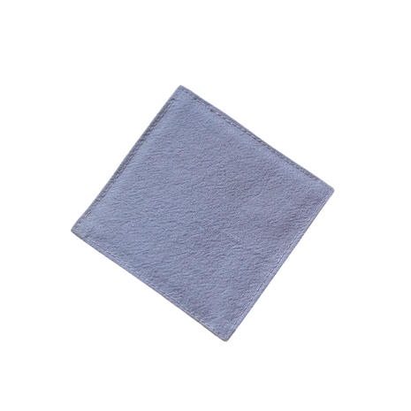 Fabric Coaster — Gray cotton (9×9 cm) — bar drink coaster for cocktail bars | Cocktail Ceremony