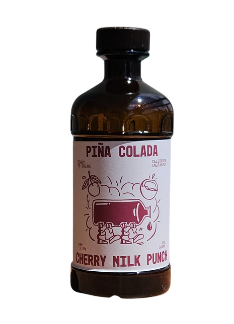 Piña Colada Cherry Milk Punch