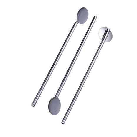 Straw Spoon (set of 10 Pcs) — reusable bar straw for cocktail bars | Cocktail Ceremony