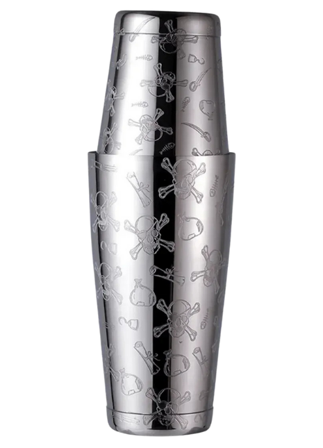 Boston / Tin on Tin Shaker "Skull"