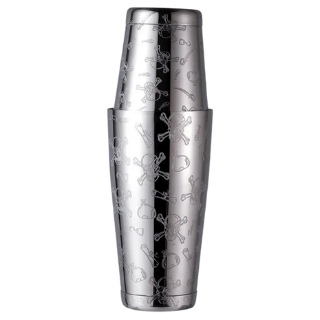 Boston / Tin on Tin Shaker Skull — Boston cocktail shaker for cocktail bars | Cocktail Ceremony