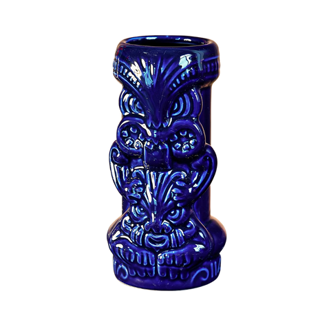 Tiki Mug — Owl, Blue 550ml