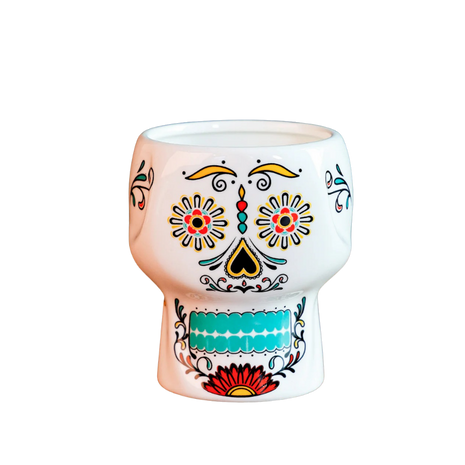 Tiki Mug — Neon Skull, Green 300ml