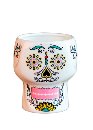 Tiki Mug — Neon Skull, Pink 300ml — tiki cocktail mug for cocktail bars | Cocktail Ceremony