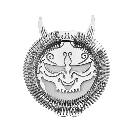 Art strainer Devil — detail view of spring-loaded ears | Cocktail Ceremony