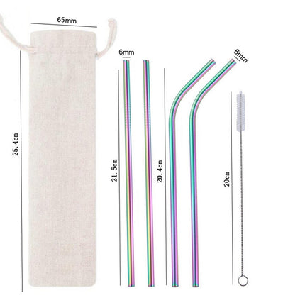 Metal straws