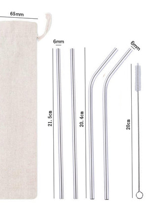 Colored Metal Straws