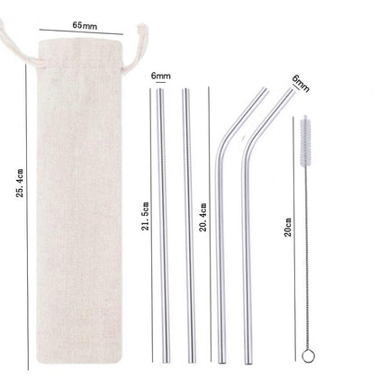 Metal straws