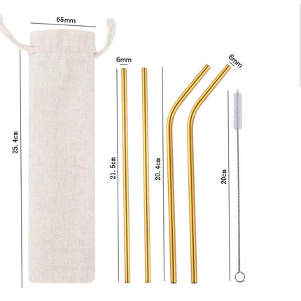 Metal straws