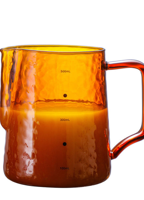 colored borosilicate pitcher