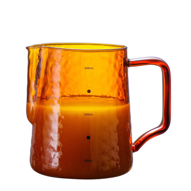 colored borosilicate pitcher