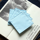 Fabric Coaster — Light blue (9×9 cm)