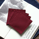 Fabric Coaster — Red wine (9×9 cm)