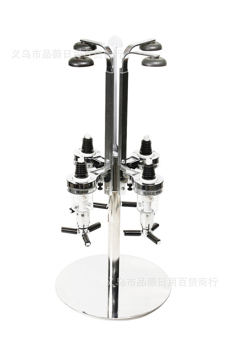 Four-Headed Pourer Rack — bottle pourer for cocktail bars | Cocktail Ceremony