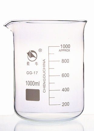 Laboratory measuring cup (borosilicate)