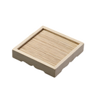 Bamboo coasters, set of 6 bar coasters | Cocktail Ceremony