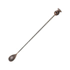 Bar spoon Skull, 32cm stainless steel with skull tip | Cocktail Ceremony