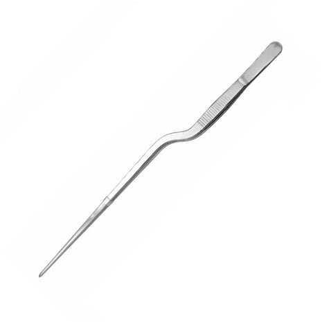 Curved bayonet bar tweezers — reaching into a tall glass | Cocktail Ceremony