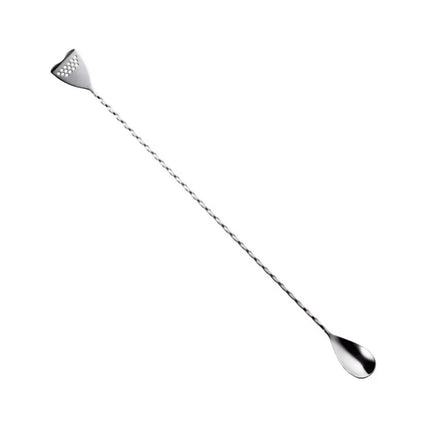 Bar spoon with strainer