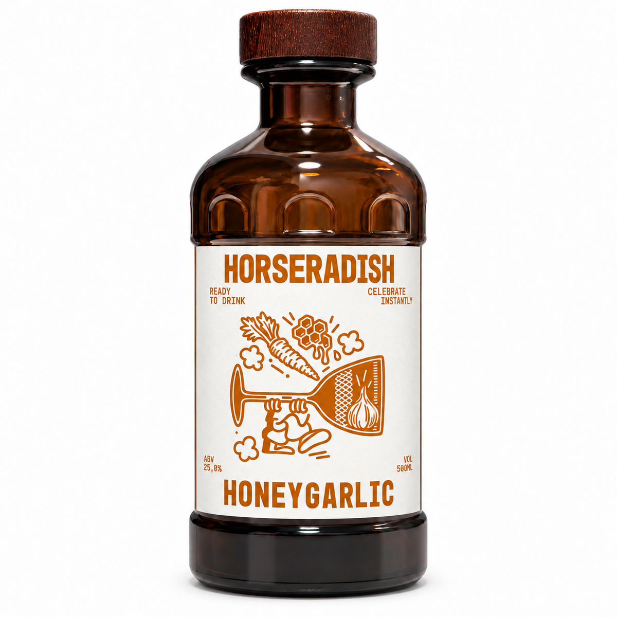 Horseradish, Honey & Garlic Infusion, 500 ml bottle