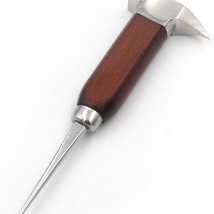 Short Ice Pick with Wood Handle