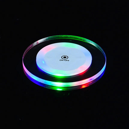 Mini LED Coaster 65mm (stand) for glasses