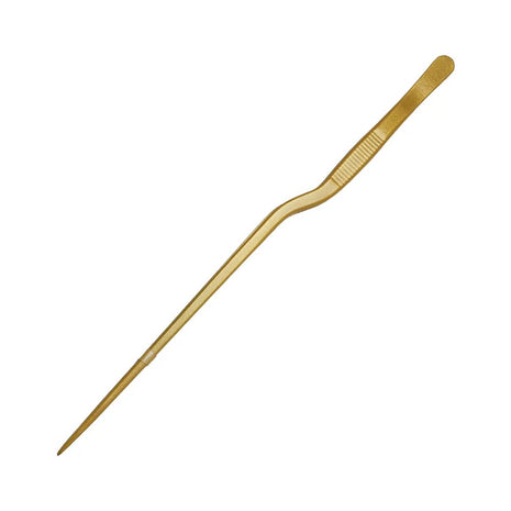 Curved bayonet bar tweezers — held in hand | Cocktail Ceremony