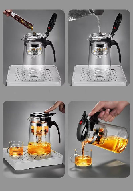 Separation teapot, view 2 — tea serving pot for cocktail bars | Cocktail Ceremony