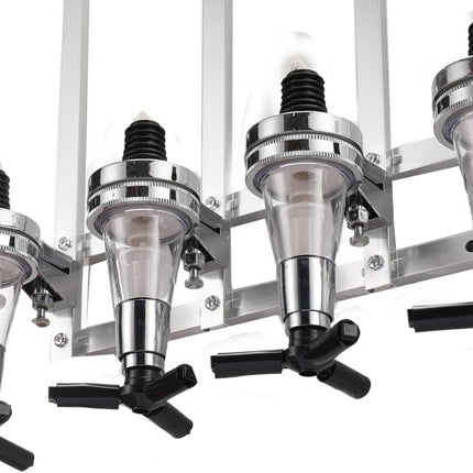 wall-mounted pourer rack (6 bottles)