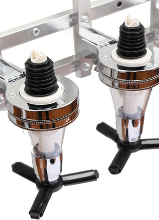 wall-mounted pourer rack (6 bottles)
