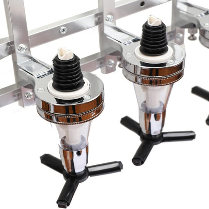 wall-mounted pourer rack (6 bottles)