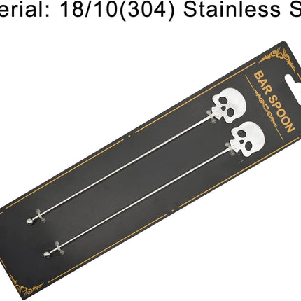 Swizzle stick "Skull" (set of 2 Pcs)