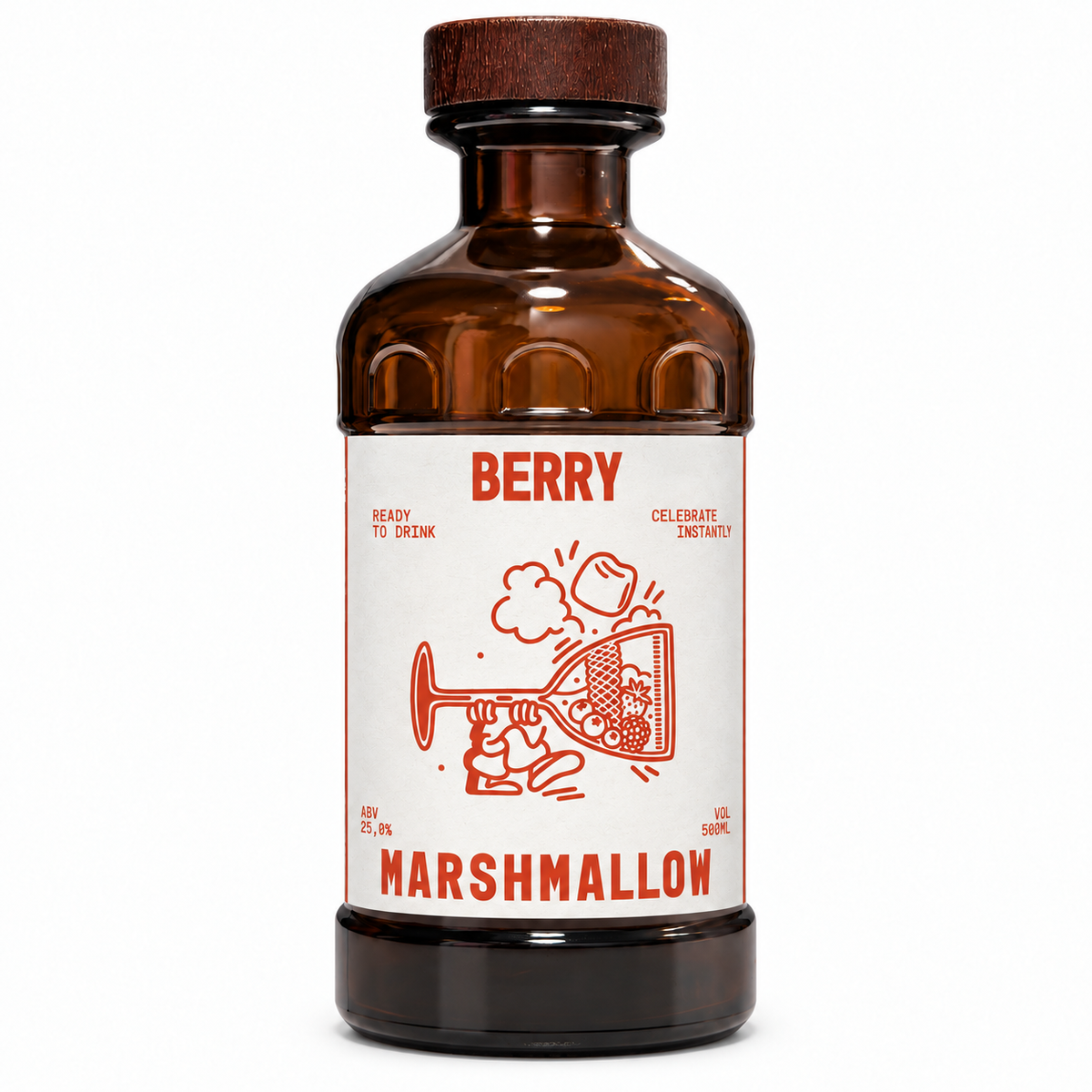 Berry Marshmallow Infusion, 500 ml bottle