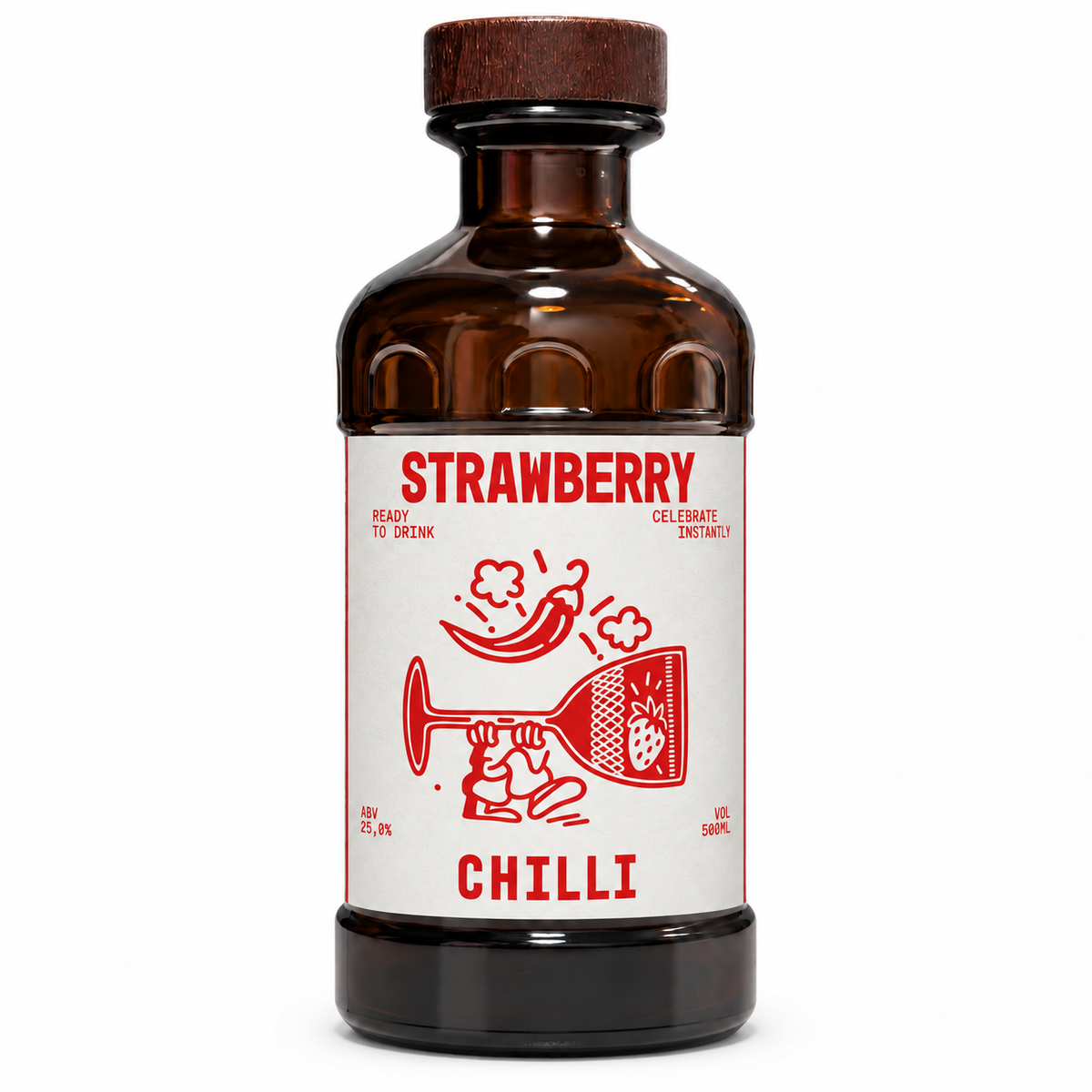 Strawberry & Chilli Infusion, 500 ml bottle