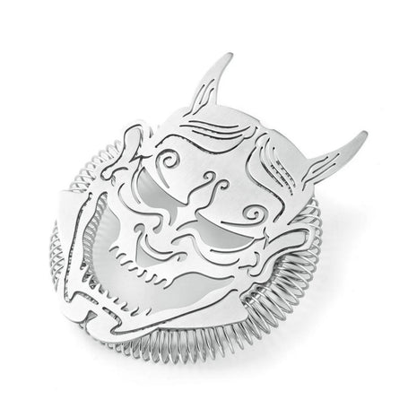Art strainer Devil — seated on a mixing glass | Cocktail Ceremony