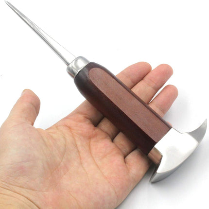 Short Ice Pick with Wood Handle
