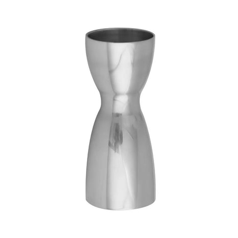 Hourglass jigger, 30/50ml stainless steel with internal markings | Cocktail Ceremony