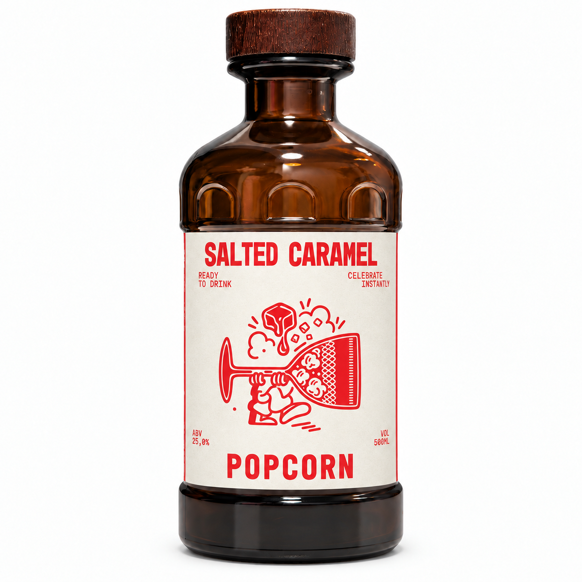 Salted Caramel Popcorn Infusion, 500 ml bottle
