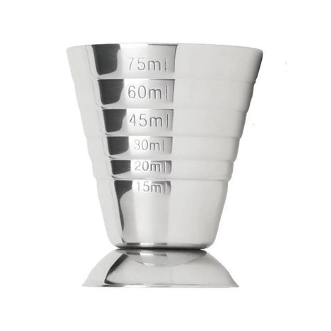 One-sided jigger Old Tom, 75ml graduated stainless steel | Cocktail Ceremony