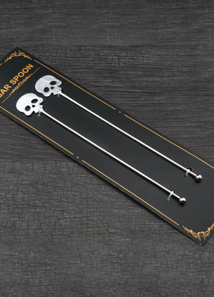 Swizzle stick "Skull" (set of 2 Pcs)
