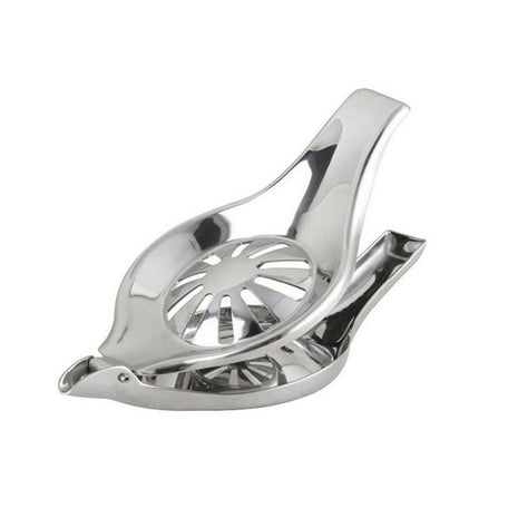 Portable stainless steel hand squeezer — in use | Cocktail Ceremony