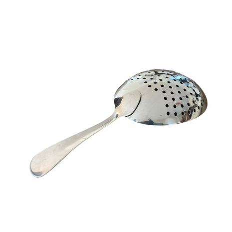Julep strainer Classic, perforated oval stainless steel | Cocktail Ceremony