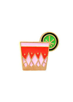 Cocktails pin Rocks glass